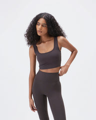 Ultimate Square Neck Bra - Coffee Bean