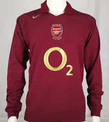 Camiseta retro Arsenal Local Manga Larga 2005/2006