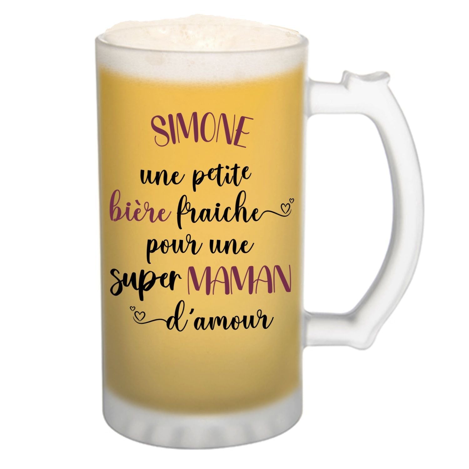 Chope de bière Simone Super Maman - Planetee