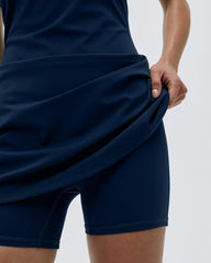 Ultimate Racer Back Dress - Navy Blue