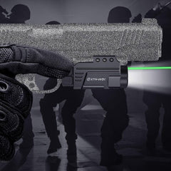 Aluminium USB Rechargeable Taurus G2c G3C Pistol Green Laser Light Combo, 600 Lumens Tactical Picatinny Rail Light with Laser Sight for Rifle
