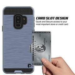 Galaxy S9 Plus Punkcase SLOT Series w/Integrated Anti-Shock, Navy