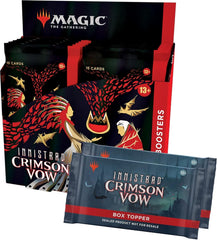 Magic: The Gathering Innistrad: Crimson Vow Collector Booster Box | 12 Packs + 2 Dracula Box Toppers (182 Magic Cards)