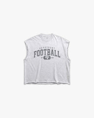 THE (838) VINTAGE VARSITY FOOTBALL RAW GYM CUTOFF