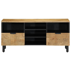TV-benk brun 100x33x46 cm heltre mango