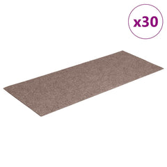 Trappematter selvklebende 30 stk 60x25 cm lysebrune rektangulære