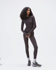 Ultimate Long Sleeve Top - Coffee Bean