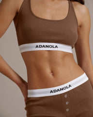 Intimate Racer Bra - Mocha Brown