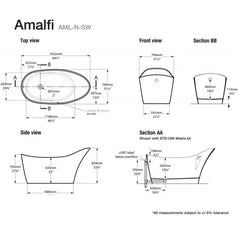 Amalfi Freestanding Bath by Victoria + Albert