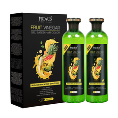 Proads Fruit Vinegar | Natural Black Gel Color - 500 ml + 500 ml