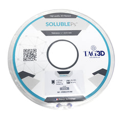Tag3D - SOLUBLEPs (HIPS) - Blanc (White) - 1.75 mm - 950 g, Filament, TAG3D