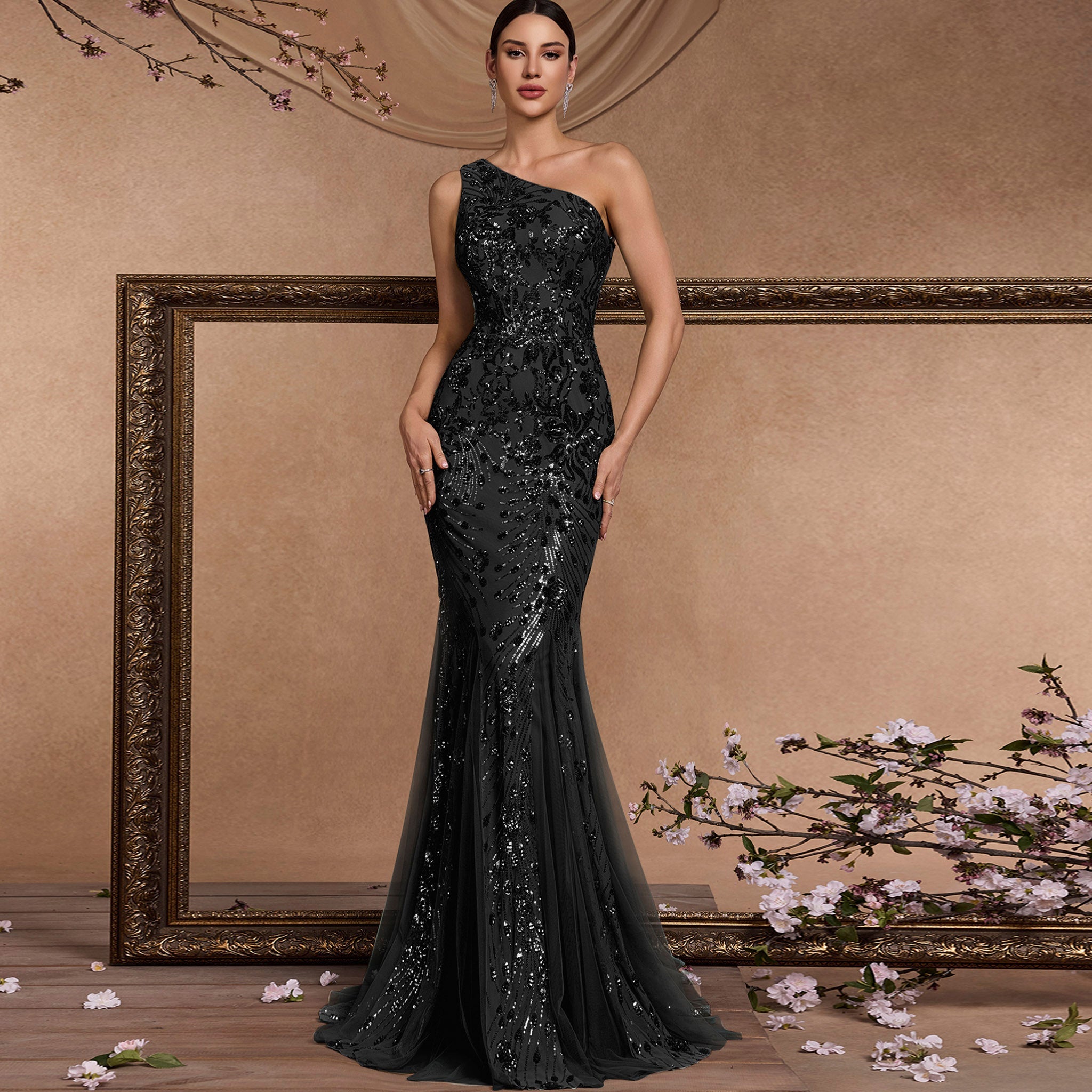 One-Shoulder Prom Dresses and One-Strap Dresses
