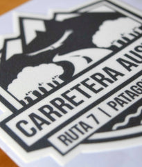 Sticker Ruta 7 Carretera Austral - Mappin