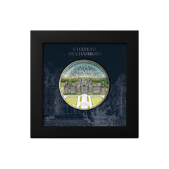 CHATEAU DE CHAMBORD 5 Oz Silver Coin $25 Cook Islands 2024
