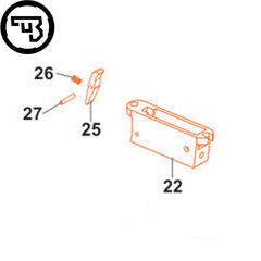 CZ 457 Magazinführung komplett