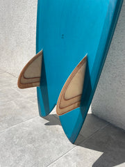 Derrick Disney | 5’5” Fish Teal Surfboard (USED) - Surf Bored