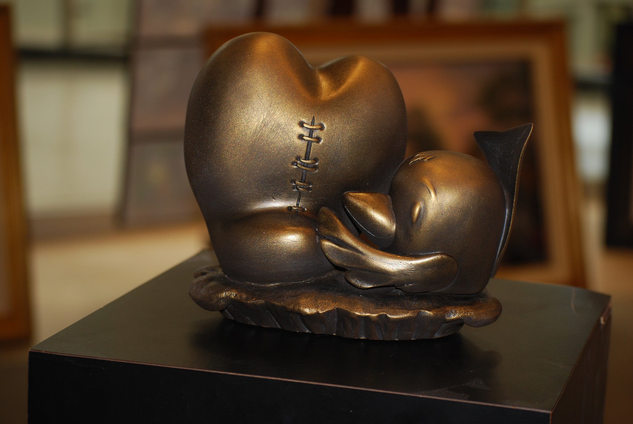 Fabio Napoleoni "Blu Loves You" Sculpture