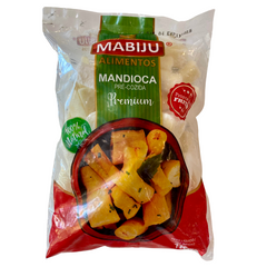 Mandioca Pré-Cozida Congelada / Frozen Pre-Cooked Cassava - Mabiju (1kg)