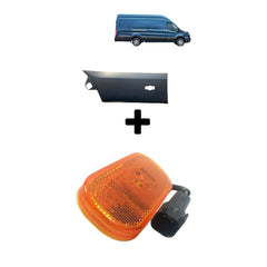 Ford Transit MK8 Right Rear Door Moulding With Signal BKV29396CF5CND