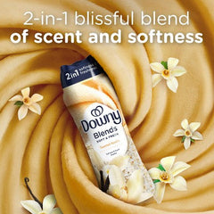 Downy Blends Soft & Fresh In-Wash Scent Booster - Toasted Vanilla Scented Laundry Bead - 24.5oz