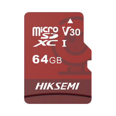 Memoria microSD / Clase 10 de 64GB / Especializada Para Videovigilancia (Uso 24/7) / Compatibles con cámaras HIKVISION y Otras Marcas / 95 MB/s Lectura / 40 MB/s Escritura