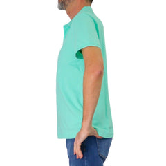 HARMONT&BLAINE polo uomo cotone stretch LRQ033 020862 618 VERDE ACQUA estate 2026