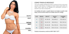 Biquíni Babi Tricolor Verde Lima Brasil.(Bikinis)