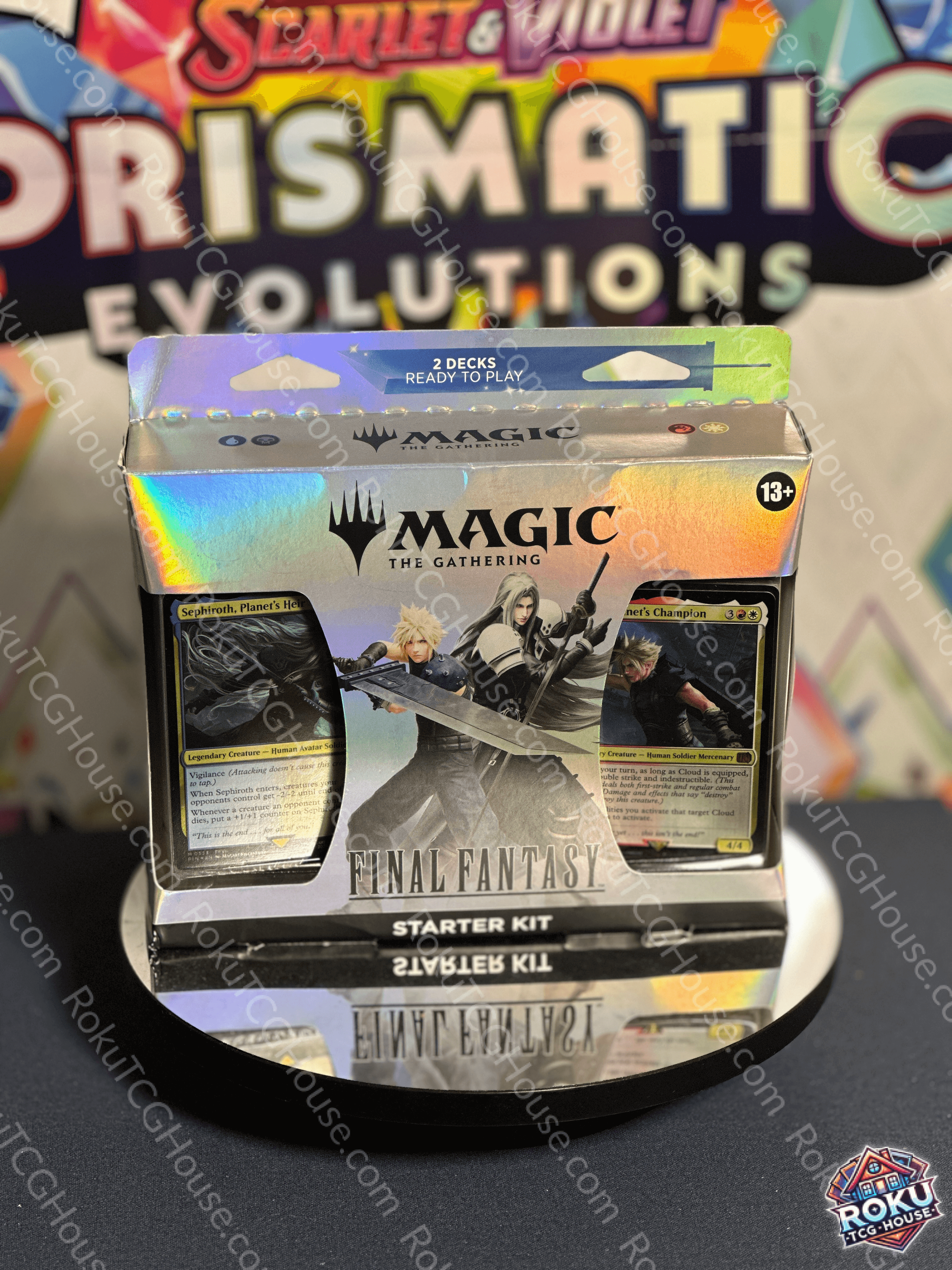Front of sealed MTG: Final Fantasy Starter Kit box featuring iconic Final Fantasy artwork and product title.