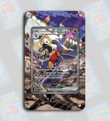 Cynthia's Garchomp ex SAR | Extended Art Display Case for Pokemon Destined Rivals