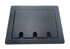 PROCRAFT LARGE 3 HOLE LID FEED-THRU RECESSED Stage Pocket/Floor Box w/ 1) WIRED AC 12) XF