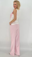 ESViViD Hose mit genähter Bügelfalte in rosa - By Elena FashionBy Elena Fashion