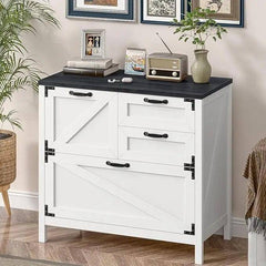 Large Farmhouse File Cabinets with 4 Drawers