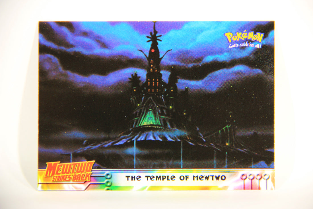 Pokémon Card First Movie #18 The Temple Of Mewtwo Blue Logo 1st Print ENG L012449