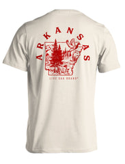 LIVE OAK BRAND STATE OUTLINE, ARKANSAS IVORY