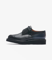 Multi-Tone Derby – Black Leather