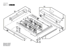 New Genuine Bosch 1609203P39 Sliding Guide