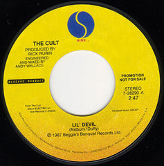 The Cult : Lil' Devil (7", Single, Promo)