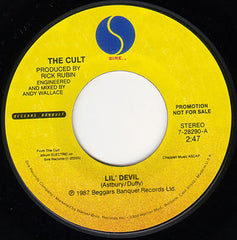 The Cult : Lil' Devil (7", Single, Promo)