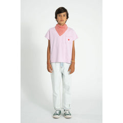Piupiuchick Lilac "A" Print T-Shirt
