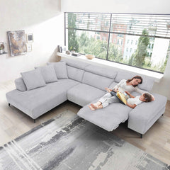 Cord Ecksofa mit motorischer Relaxfunktion MRS 5500 - von meinRelaxsessel.de - 5 Jahre Garantie auf Relaxsessel GESCHENKT! Kaufe jetzt bei meinRelaxsessel.de