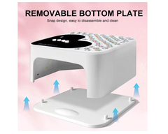 Lámpara Uv Led 288w Profesional Con Base Removible Para Mano