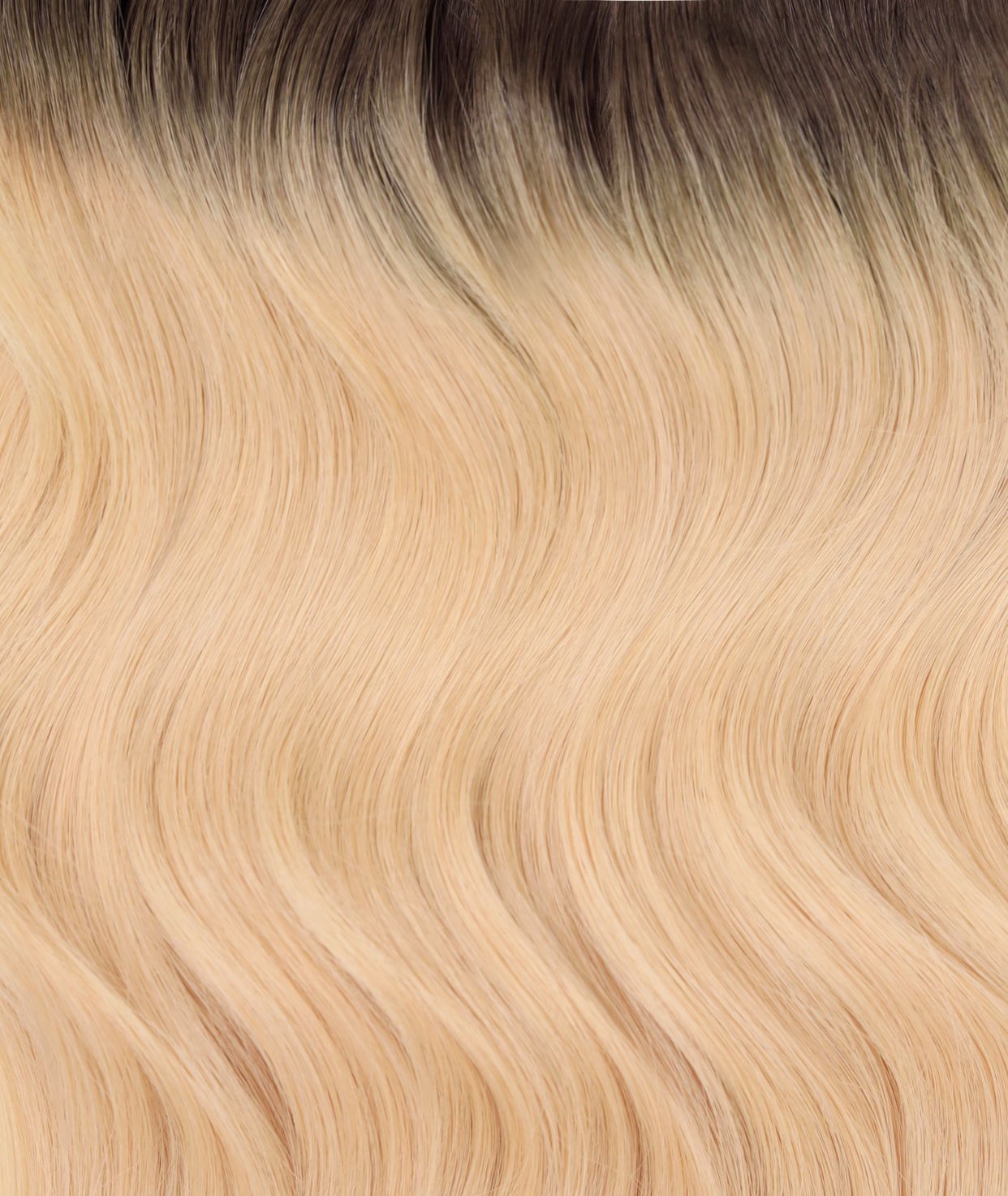 #Rooted Beach Ash Blonde Butterfly Genius Weft Hair Extensions (NEW)