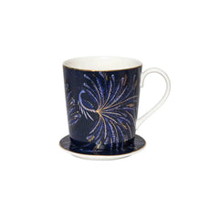 Sara Miller London Anniversary Set of 2 Mug & Coaster Gift Set