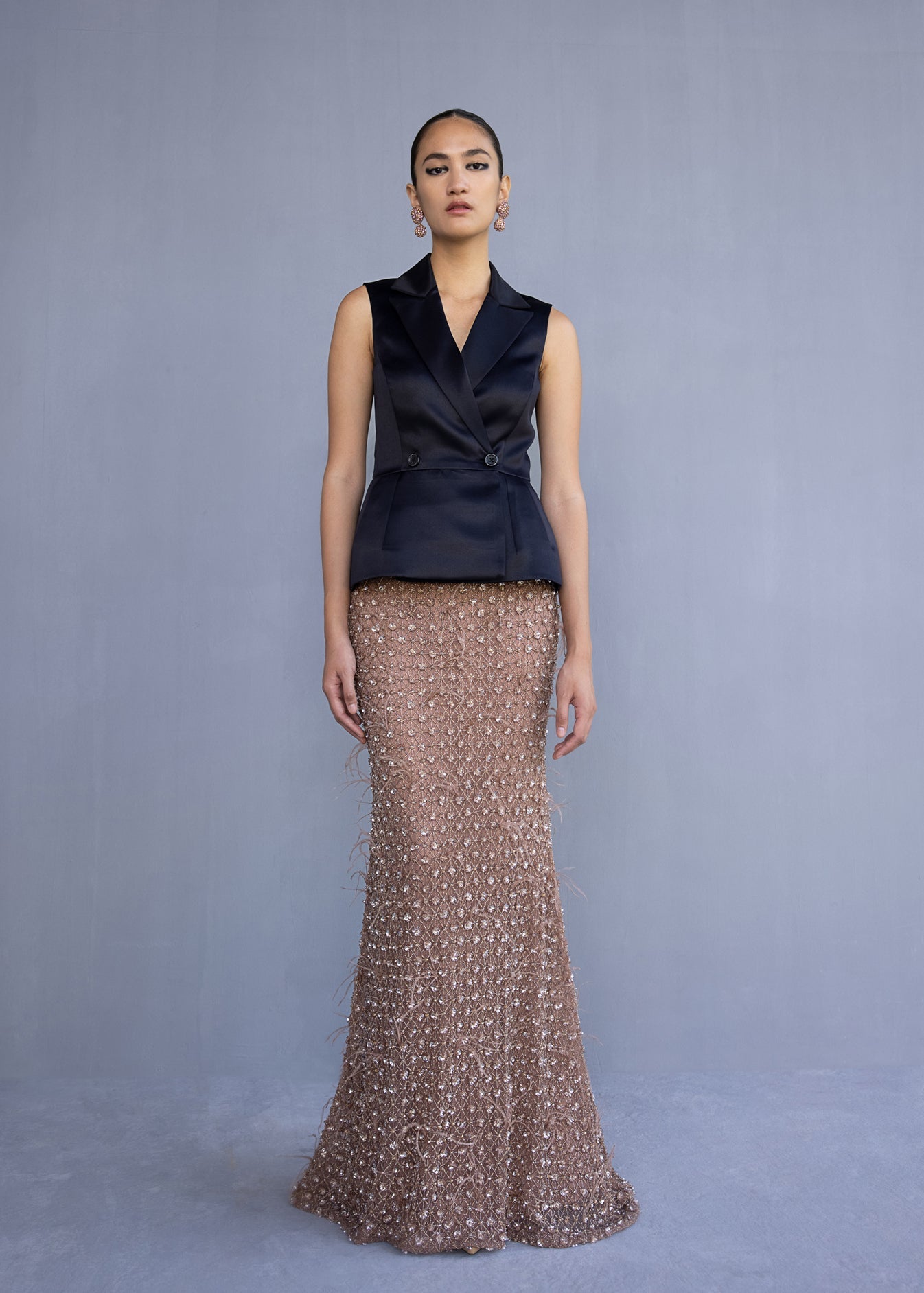 Hand Beaded Skirt