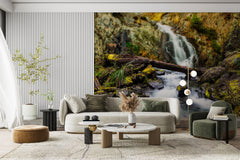 3D Decorative Waterfall Nature Wallpaper for Wall
