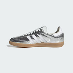 adidas Samba OG - Women's - Silver Metallic White