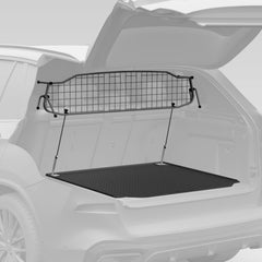 Mercedes Class C-Class Estate Griglia divisoria per cani and Vasca baule fascio (2007-2011)