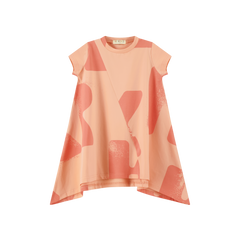 RETRO KID TESS ALLOVER LOGO HI LOW DRESS