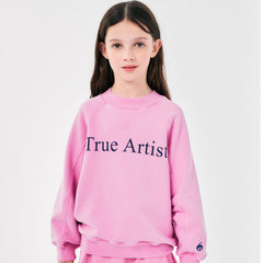 Sweatshirt nº01 in Lilac Pink by True Artist