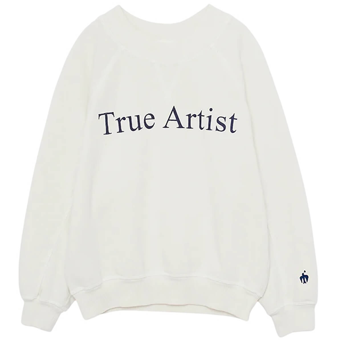 Sweatshirt nº01 in Marble White by True Artist